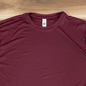 BAW Shirt Mens XL Xtreme-Tek Long‎ Sleeve Maroon Athletic T-Shirt Performance